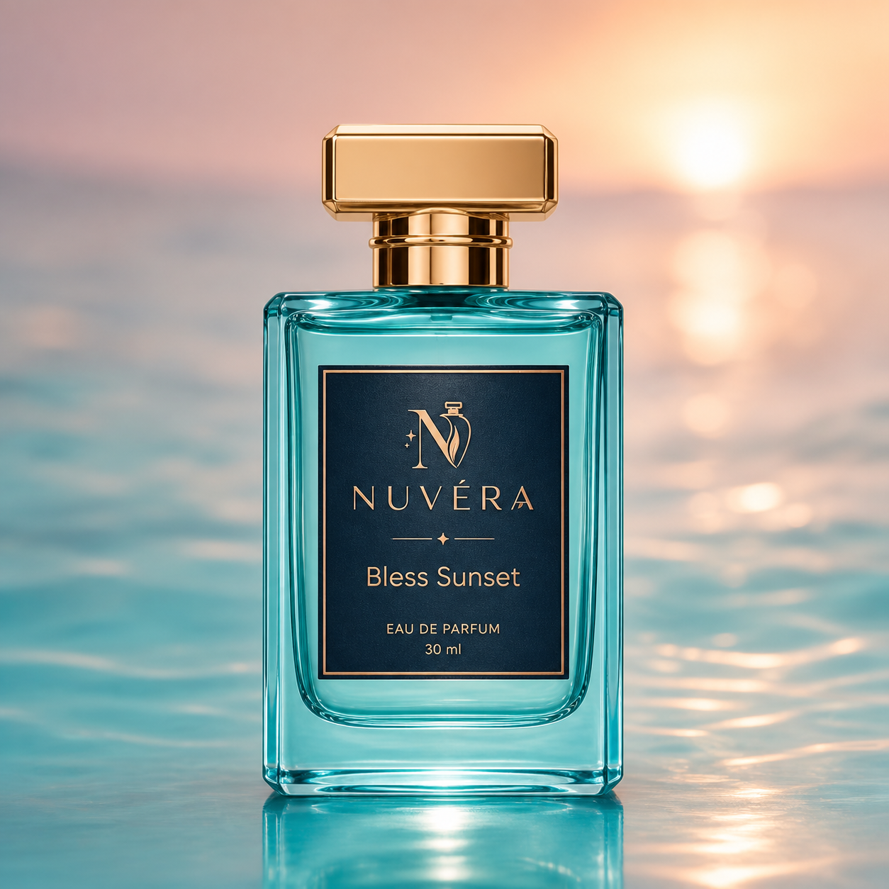 Frasco individual del perfume NUVÉRA Bless Sunset de 30 ml