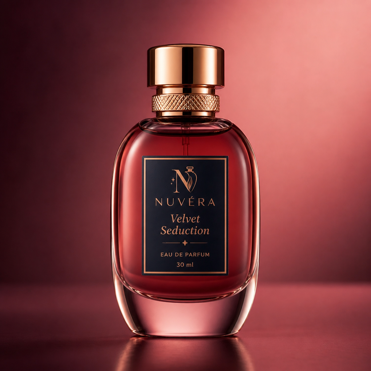 Frasco individual del perfume NUVÉRA Velvet Seduction de 30 ml
